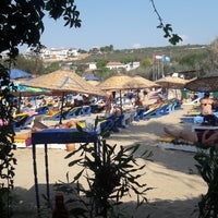Photo taken at Akkum Plajı by Umut Özdil D. on 8/29/2018