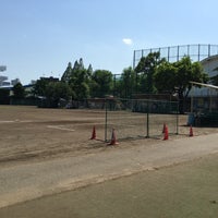 Photo taken at Meiji Shrine Outer Garden Soft Stadium by gmrStar on 5/5/2016