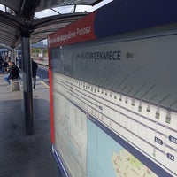 Photo taken at Küçükçekmece Metrobüs Durağı by MEMO💛💙 on 10/20/2022