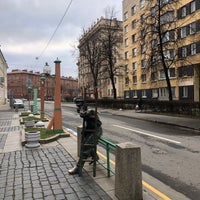 Photo taken at Памятник фонарщику by Irina K. on 11/21/2021
