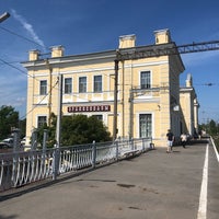 Photo taken at Ж/д станция «Ораниенбаум-I» by Irina K. on 6/5/2019