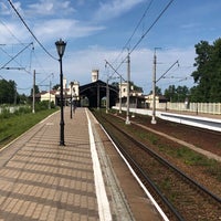 Photo taken at Novy Petergof railway station by Irina K. on 6/9/2021