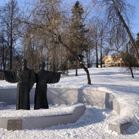 Photo taken at Памятник Афанасию и Феодосию by Irina K. on 3/10/2021