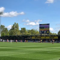 Photo taken at U-M Soccer Complex by Roger E. on 10/6/2019