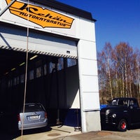 Photo taken at Kehän Autokatsastus by Katja N. on 4/22/2014