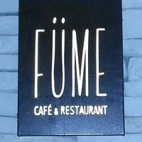Photo taken at Füme Café &amp;amp; Restaurant by Mehmet K. on 9/26/2012