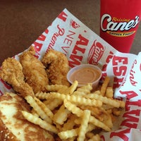 Photo taken at Raising Cane&amp;#39;s Chicken Fingers by Laci L. on 4/28/2014