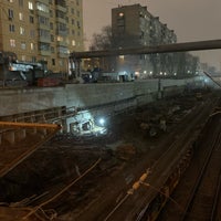 Photo taken at Старобасманный путепровод by Tati M. on 11/27/2021