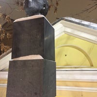 Photo taken at Памятник Осипу Мандельштаму by Tati M. on 1/26/2019