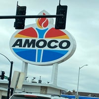 Photo taken at World&amp;#39;s Largest Amoco Sign by Stephanie C. on 3/13/2021
