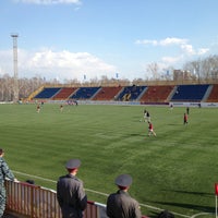 Photo taken at Стадион «Локомотив» by Дмитрий Х. on 4/22/2013