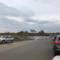 Photo taken at Понтонный мост в Шилово by KARTIna S. on 4/16/2017
