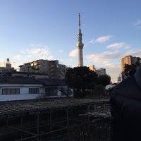Photo taken at Kameido Tenjin by Kazuhiko S. on 1/2/2015