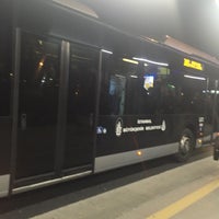 Photo taken at Burhaniye Mahallesi Metrobüs Durağı by ebilis e. on 2/22/2016
