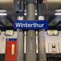 Photo taken at Bahnhof Winterthur by Ksu M. on 11/11/2022