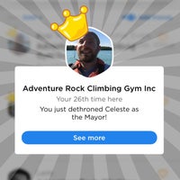 Photo taken at Adventure Rock Climbing Gym Inc by Rick K. on 5/11/2019