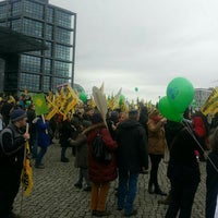 Photo taken at Global Climate March Berlin by Gideon M. on 11/29/2015