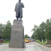 Photo taken at Памятник Ленину by Sergey D. on 6/10/2013