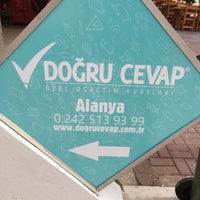Photo taken at ALANYA DOĞRU CEVAP ÖZEL ÖĞRETİM KURSU by Samet Ç. on 11/6/2015