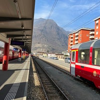 Photo taken at Stazione Tirano (RFI) by Raquel C. on 2/22/2023