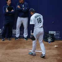 Photo taken at Seattle Mariners Bullpen by KUGENUMAN on 5/26/2016