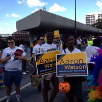 Photo taken at 2013 Atlanta Pride Parade by Tim C. on 10/13/2013