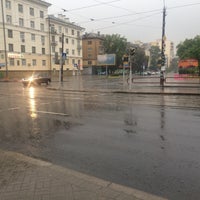 Photo taken at Остановка «Парк им. Горького» by Andrei K. on 6/15/2016