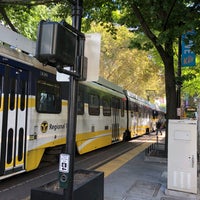 Photo taken at SACRT Light Rail Cathedral Square Station by Huntington S. on 10/2/2019