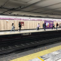 Photo taken at Metro Pino Suárez (Líneas 1 y 2) by Huntington S. on 3/11/2020