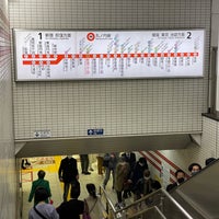 Photo taken at Marunouchi Line Shinjuku-sanchome Station (M09) by Nishimiya Miyu/Ria on 3/28/2022