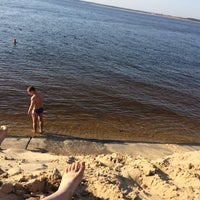 Photo taken at Афанасьевский пляж by Anastasia E. on 6/20/2015