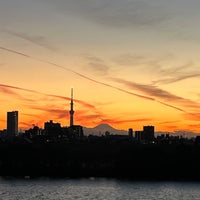 Photo taken at 京成本線 江戸川橋梁 by K a. on 10/22/2023