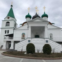 Photo taken at Вознесенский Печерский мужской монастырь by Helga R. on 4/15/2019