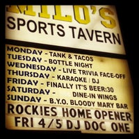 Photo taken at Milo&amp;#39;s Sports Tavern by Doc O. on 4/2/2013