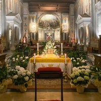 Photo taken at Basilica di Ss. Vitale e Compagni Martiri in Fovea by Theresa H. on 4/14/2022