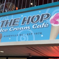 Photo taken at The Hop Ice Cream Cafe by Neal A. on 3/16/2018