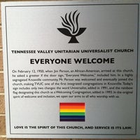 รูปภาพถ่ายที่ Tennessee Valley Unitarian Universalist Church โดย Morgan W. เมื่อ 5/26/2013