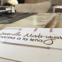 รูปภาพถ่ายที่ Juanillo Madriguera -Cocina a la leña- โดย Juan Manuel Agrela G. เมื่อ 6/4/2016