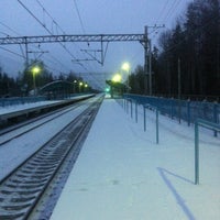 Photo taken at Ж/Д платформа 63 км by Maxim ✰ K. on 12/29/2012