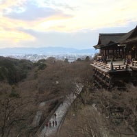 Photo taken at Kiyomizu-dera Temple by Hikari K. on 1/26/2016