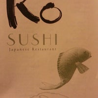 Photo taken at Ko Sushi by Neal H. on 11/13/2013