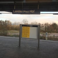 Photo taken at Landau (Pfalz) Hauptbahnhof by Stefan T. on 1/17/2016