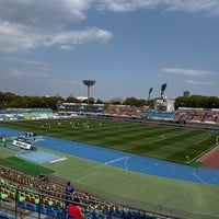 Photo taken at Lemon Gas Stadium Hiratsuka by くりりん や. on 3/17/2024