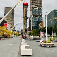 Photo taken at Place des Festivals by Victor T. on 10/1/2022
