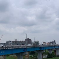 Photo taken at Nagareyamabashi Bridge by Акихико К. on 5/30/2023