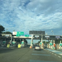Photo taken at Mitaka Toll Gate by Акихико К. on 8/20/2016