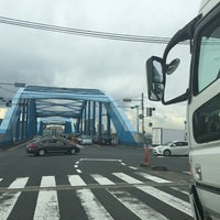 Photo taken at Maruko Bridge by Акихико К. on 1/14/2017