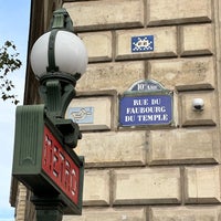 Photo taken at Rue du Faubourg du Temple by Joel S. on 9/26/2023