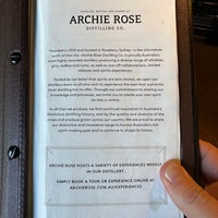 รูปภาพถ่ายที่ Archie Rose Distilling Co. โดย Joel S. เมื่อ 11/5/2022