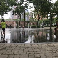 Photo taken at Leaping Fountain by Myra W. on 6/18/2018
